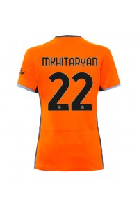 Inter Milan Henrikh Mkhitaryan #22 Jalkapallovaatteet Naisten Kolmaspaita 2023-24 Lyhythihainen